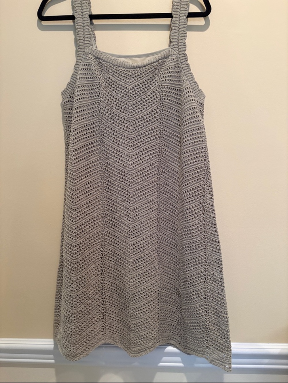 NWT Sage  Crochet Midi Dress with liner
